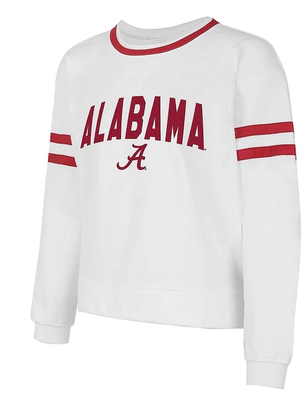Concepts Sport Alabama Crimson Tide Long Sleeve Tee White Medium NWT